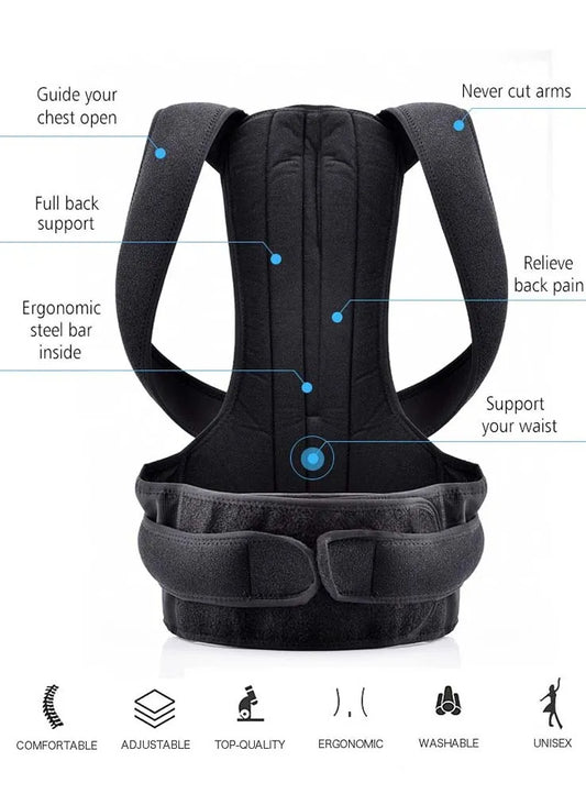 Corrector de Postura Unisex Ajustable